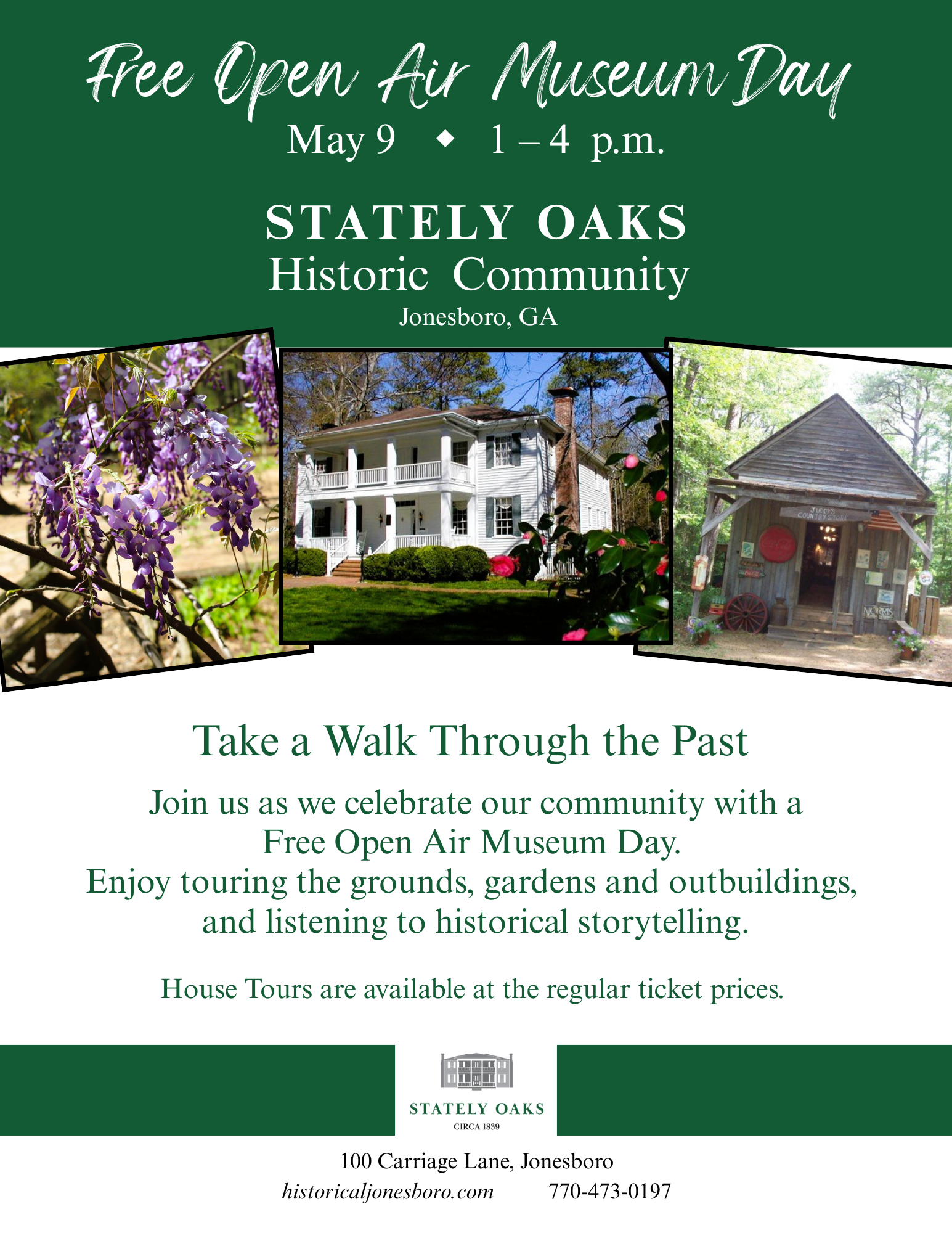 Open Air Museum Day at Stately Oaks.